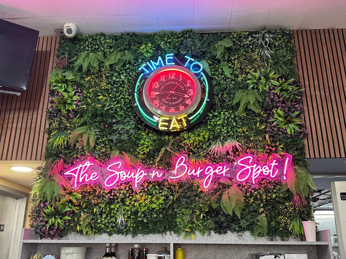 Cozy Soup and Burger