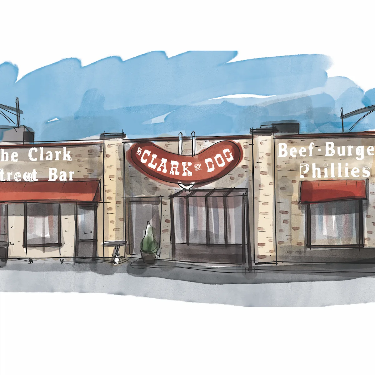 The Clark Street Dog