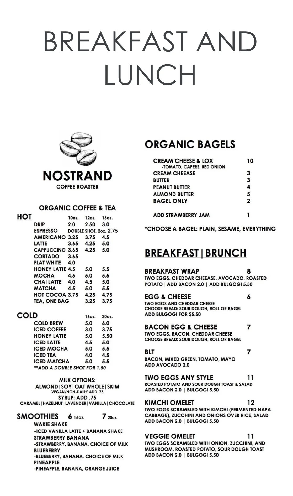 Nostrand Cafe