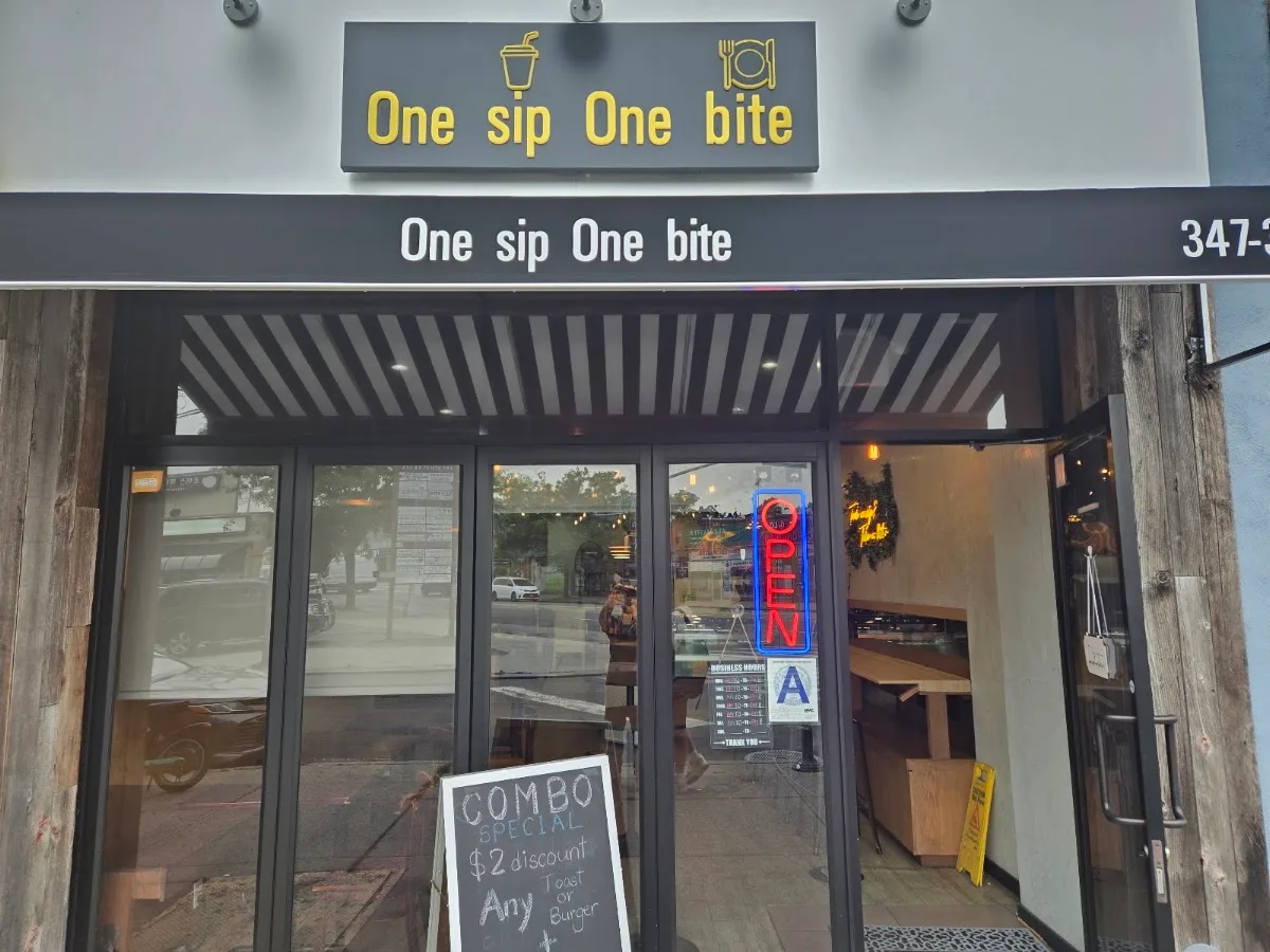 One sip One bite