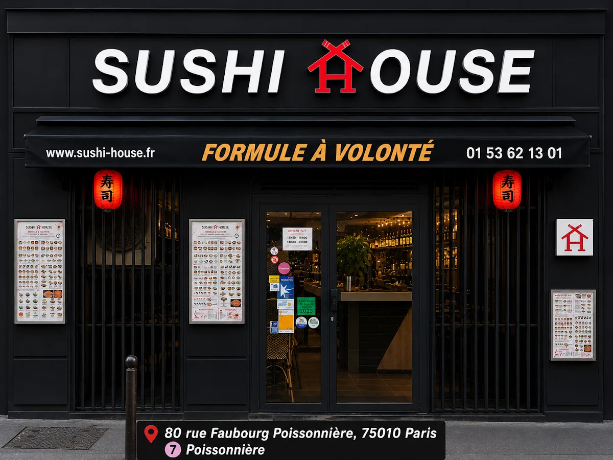 Sushi House ( Formule a volonté )