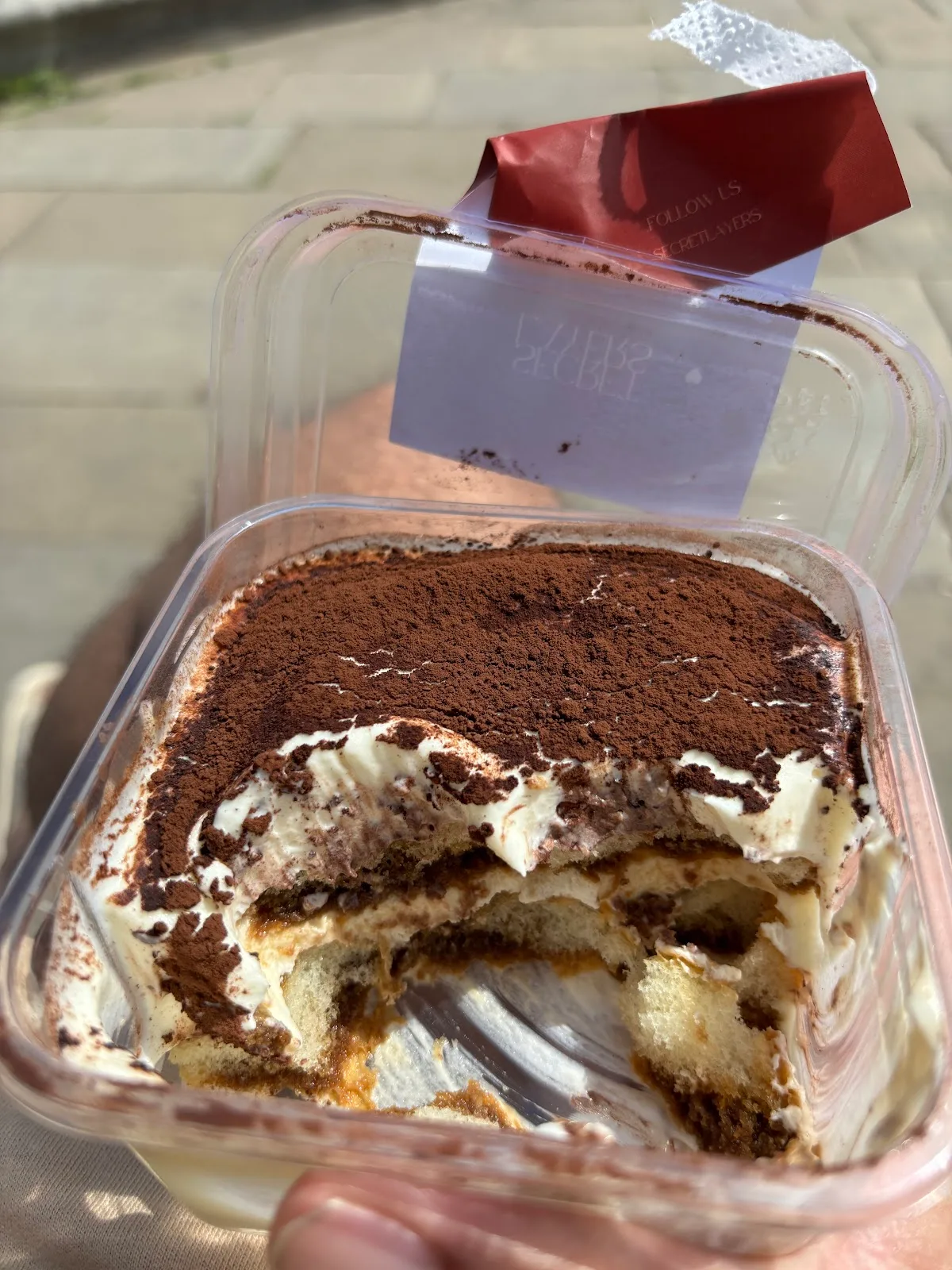 Secret Layers Tiramisu experience
