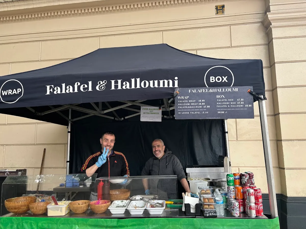 Falafel and Halloumi