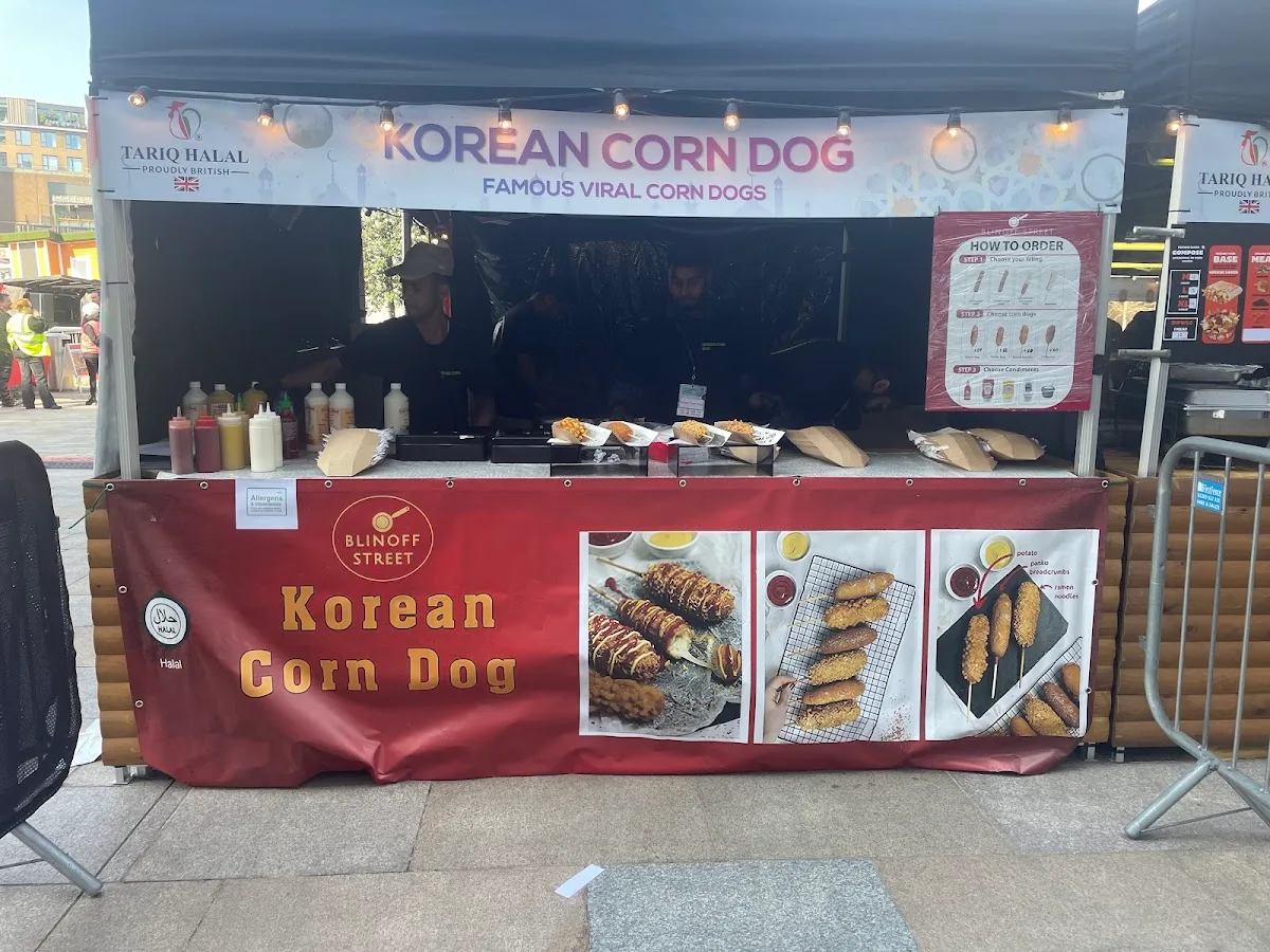 Blinoff street (Korean corndog)