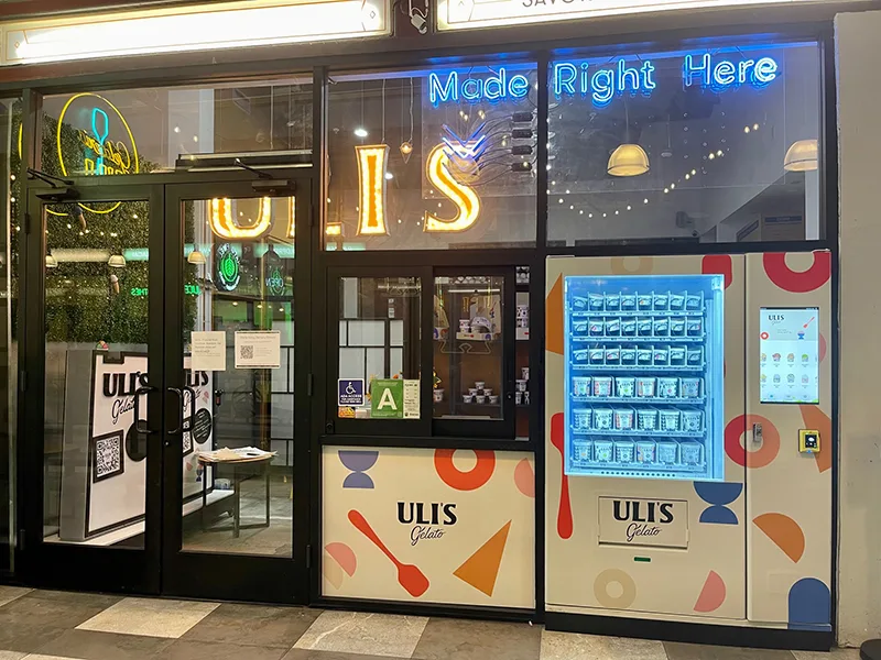 Uli's Gelato Vending Machine and Manufactory
