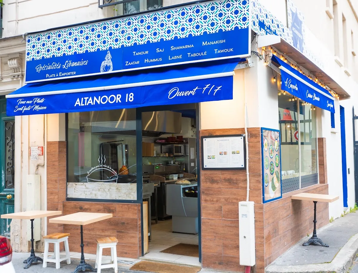 Altanoor 18 - Restaurant Libanais et spécialité Saj