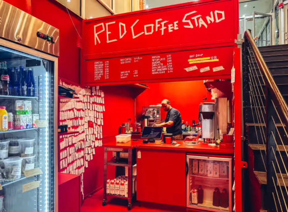 Red Coffee Stand
