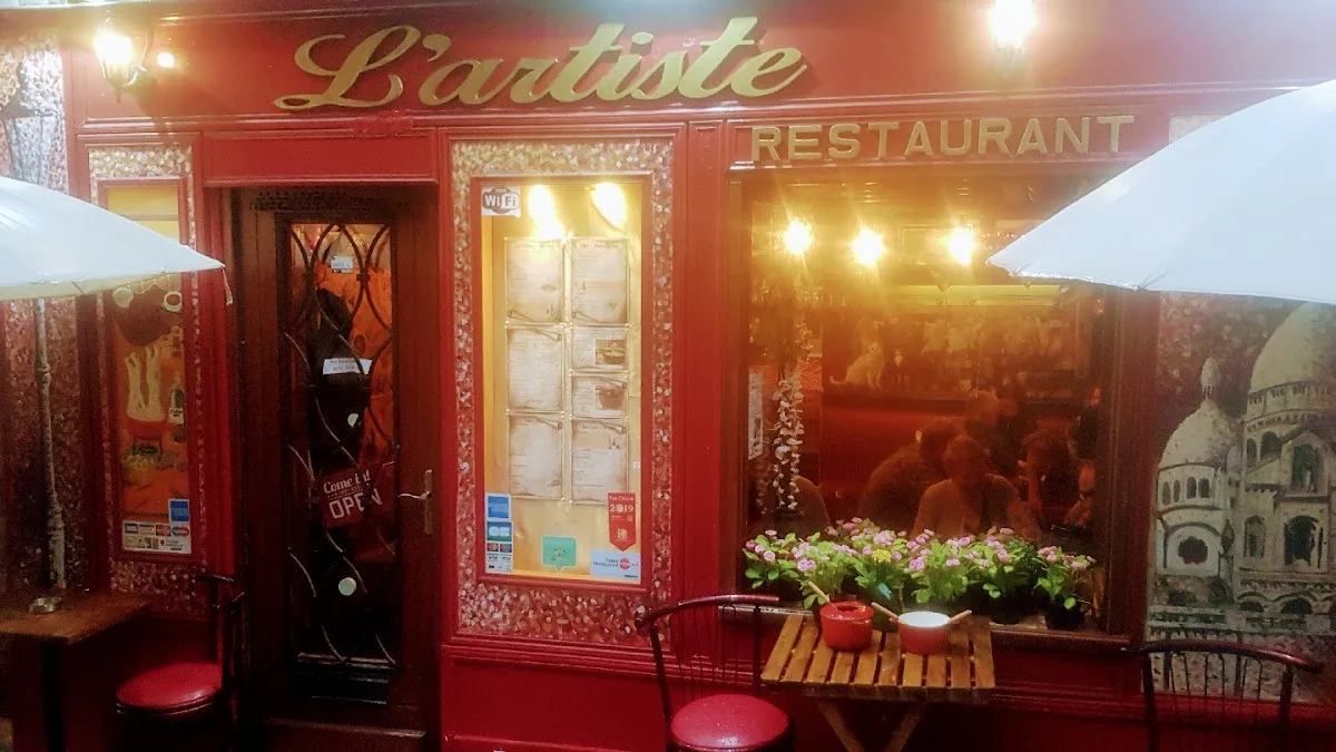 Restaurant L'Artiste Paris 18