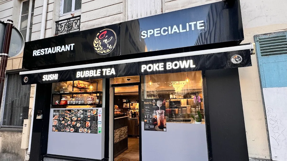 OAHU Restaurant sushi poke bowl bubble tea