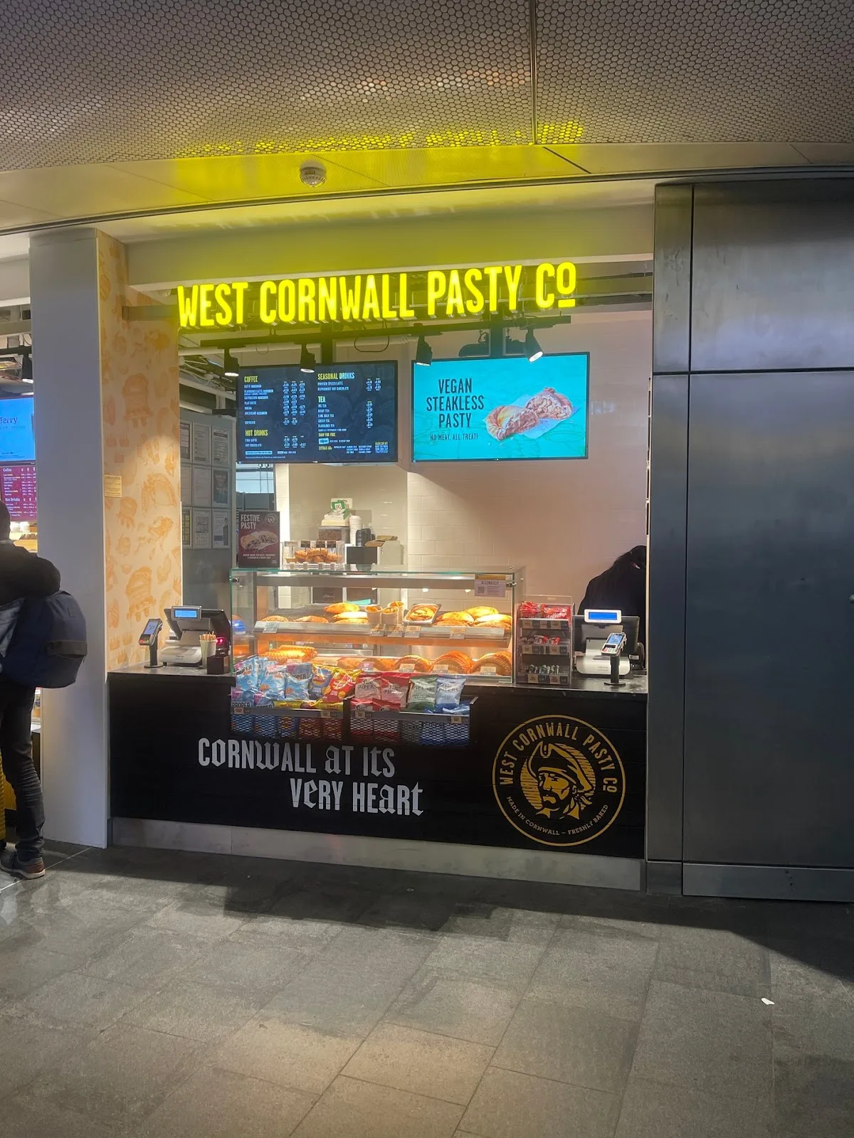 West Cornwall Pasty, London Kings Cross Station