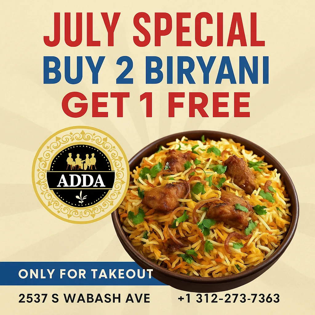 Adda Indian Cuisine South Loop