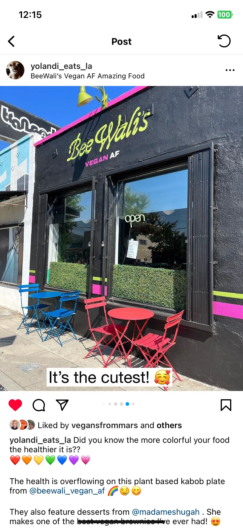 BeeWali’s Vegan AF ( amazing food)