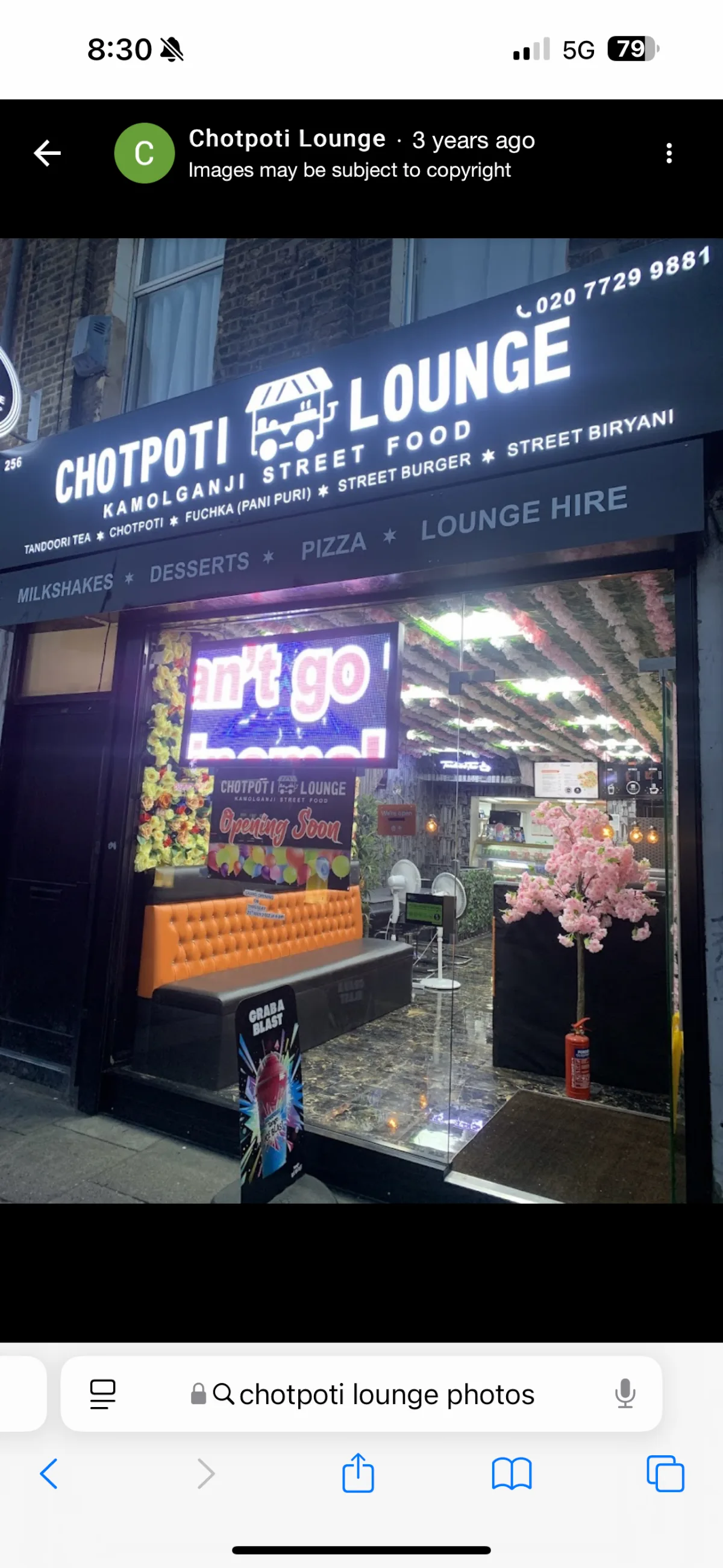 Chotpoti Lounge Whitechapel