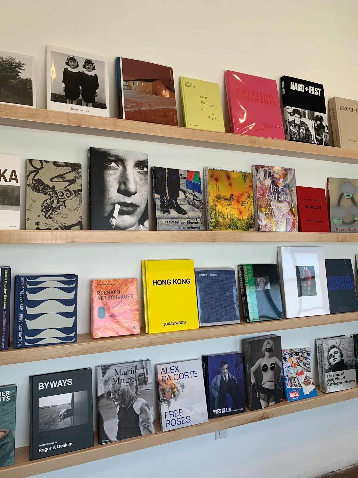 des pair books at Jeffrey Deitch