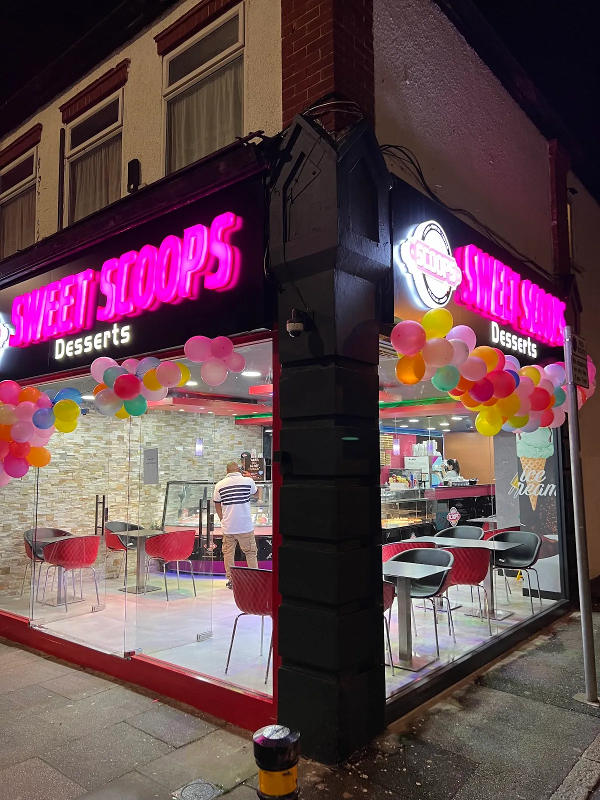 Sweet scoops desserts